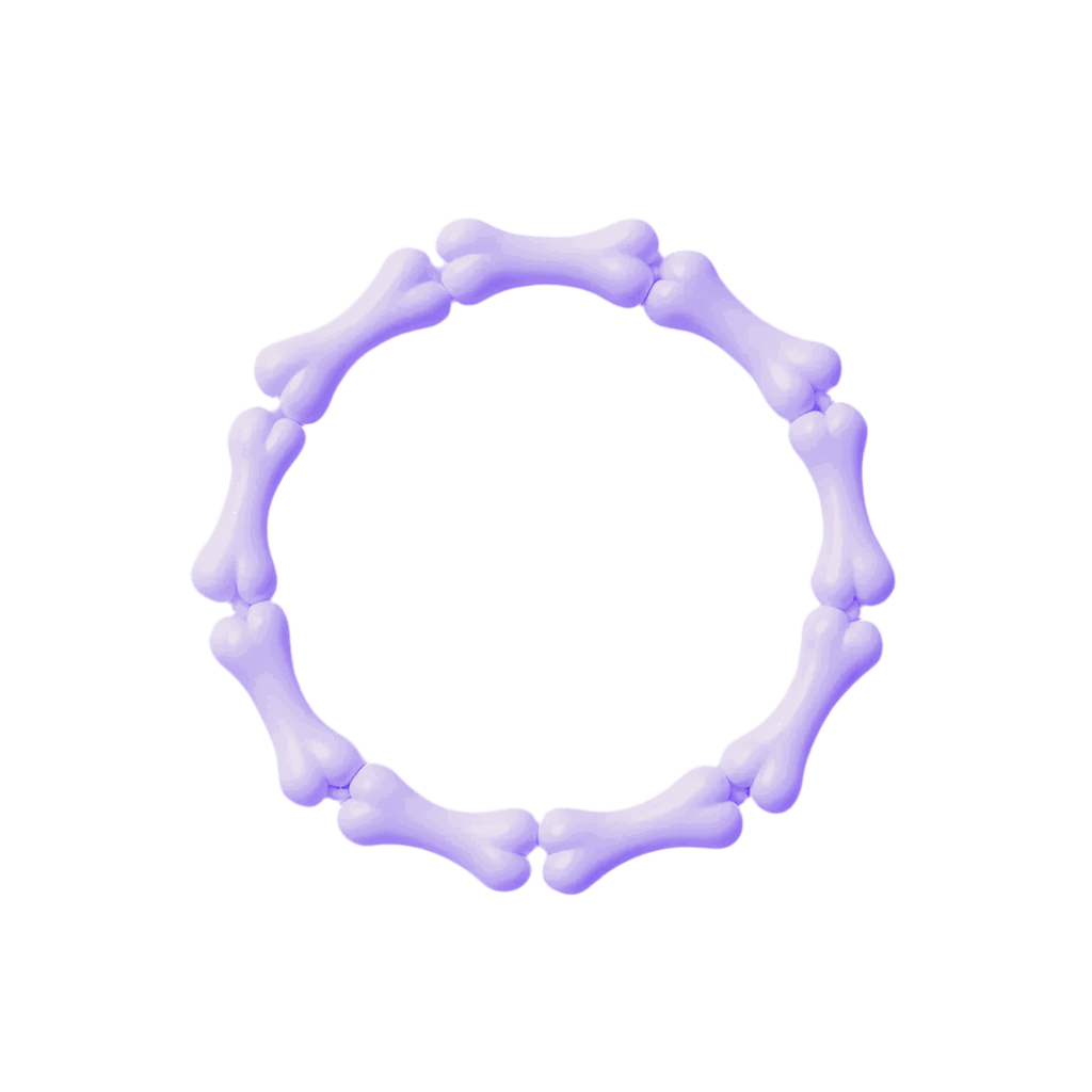 VIOLET BONE BRACELET