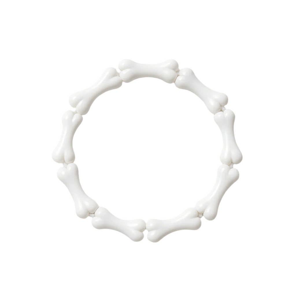 WHITE BONE BRACELET