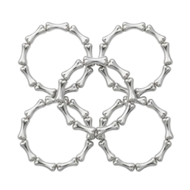 5 ACRYLIC SILVER PACK