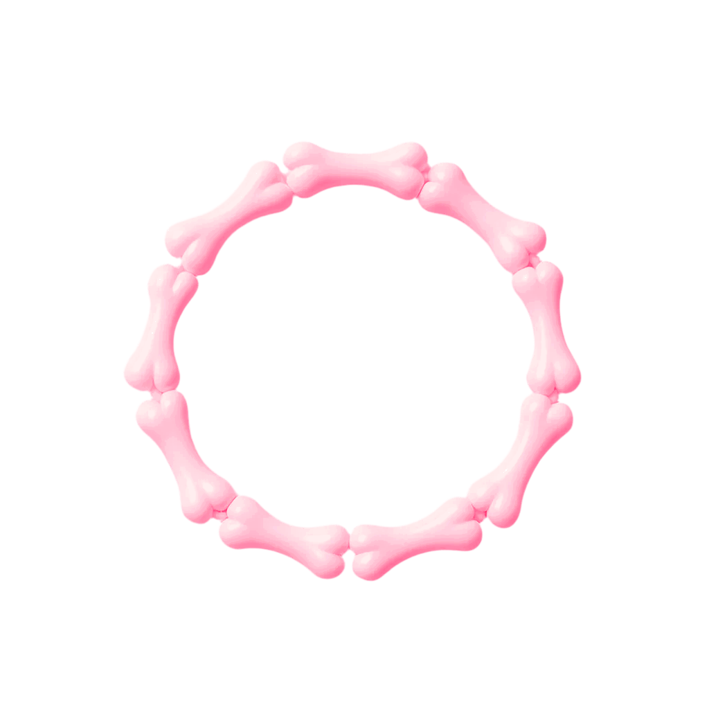 PINK BONE BRACELET